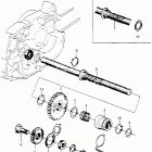 PC50 Pedal shaft