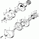 SL100 Oil filter rotor @ oil pump