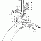 SL100 Steering stem @ front fender