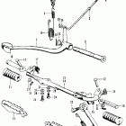 SL100 Step bar @ side stand  @ brakepedal