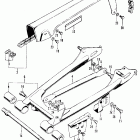 SL100 Swingarm @ chain case