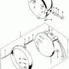 SL100 Headlight @ headlight case