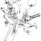 SL100 Turn signal @ lighting switch @ cable