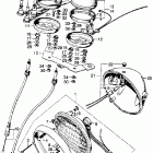 SL175 Speedometer @ tachometer  @ headlight