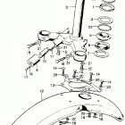 SL175 Steering stem @ front fender