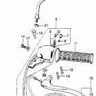 CB750K Left handle switch - cable