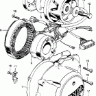 CB750K0 Alternator @ alternator cover
