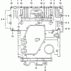 CB750K0 Bolt @ washer (lower crankcase)