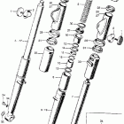 CL175K3 Cb175 front fork