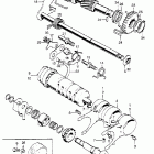 CL175K3 Shift drum @ kick starter spindle
