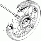 CB350 Переднее колесо