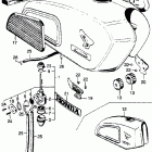 CB350 ТОПЛИВНЫЙ БАК
