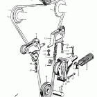 CB450K1 Цепь ГРМ и натяжитель