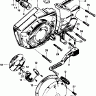 CL125A Крышка картера левая