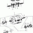 CL125A Коленвал и поршни