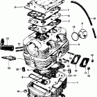 CL125A Цилиндр и головка цилиндра