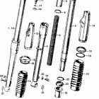 CL125A Передняя вилка