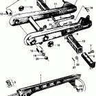 CL125A Swingarm @ chain case