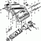 CL125A Upper crankcase @ shift drum