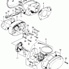 CL350 Cylinder head side cover  @ spark advancer @ points