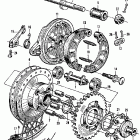 CL160 Cb / cl160 rear wheel
