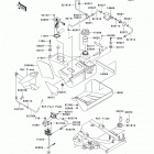 Brute Force 650 4x4 (KVF650-DAF) ТОПЛИВНЫЙ БАК