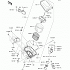 Brute Force 750 4x4i (KVF750-FAF) Воздухозаборник