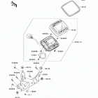 Brute Force 750 4x4i (KVF750-FAF) Приборы