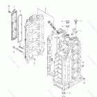 DF 140TXK9 БЛОК ЦИЛИНДРОВ