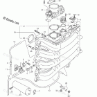 DF 150TXK9 INTAKE MANIFOLD / THROTTLE BODY
