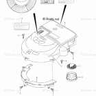 DF 150TXK9 SILENCER / RING GEAR COVER