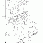 DF200 225 250 Картер (Gear Case) (DF200Z, DF225Z, 250Z)