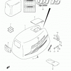 DF9.9R Крышка двигателя  (2010 год)