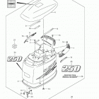 DF250 Капот двигателя (для моделей DF250, после 2010 года)