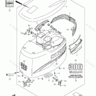 DF 300TXK8 Engine Cover (Model:07%09)