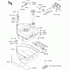 Brute Force 750 4x4i (KVF750-D9F) ТОПЛИВНЫЙ БАК