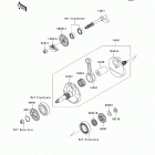 KFX450R (KSF450-B9F) КОЛЕНЧАТЫЙ ВАЛ