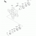 KFX450R (KSF450-B9F) Передняя ступица