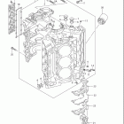 DF200/DF225/DF250 БЛОК ЦИЛИНДРОВ