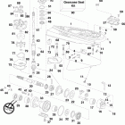 E200DPLISF Gearcase - pl, sl models