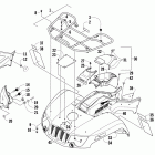 550 EFI Front rack, body panel, and headlight assemblies (4eusg ...