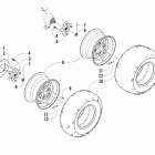 550 EFI Wheel and tire assembly (4eusg / 4eush / 4eosg)