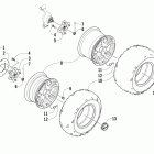 550 EFI Wheel and tire assembly (4eusm / 4eosm)