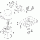 700 H1 EFI Oil filter / pump assembly (engine serial no. up to 0700...