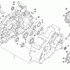 700 H1 EFI Crankcase assembly (engine serial no. 0700ad0010060 and ...