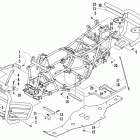 700 H1 EFI Frame and related parts (4eusm)