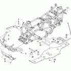 700 H1 EFI Frame and related parts (4eusr / 4eush)
