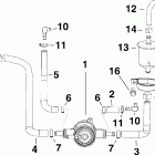 E150DHLSCF Fuel lift pump & filter