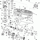 E150DHLSCR Gearcase - hl model