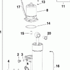 E50DPLSDA Trim & tilt hydraulic assembly